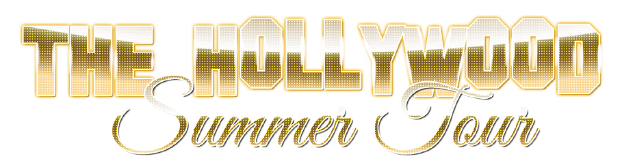 Hollywood Summer Tour logo in gold